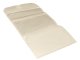 Foldable Travel Toiletry Bag with Hanging Hook, Beige