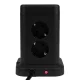 Huslog Vertical Tower Power Strip with USB & USB-C, 8 Sockets (HUS1004)