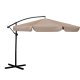 Plonos PL-881 saliekams dārza saulessargs 350 cm ar pārvalku, smilškrāsas