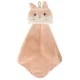 Kids Hand Towel for Kindergarten 42x25cm, Pink Rabbit