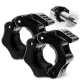 4FIZJO Quick Release Barbell Collars 25mm for Strength Training, Pair, Black