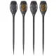 Solar Garden Torch Lights 12 LED, 4 pcs