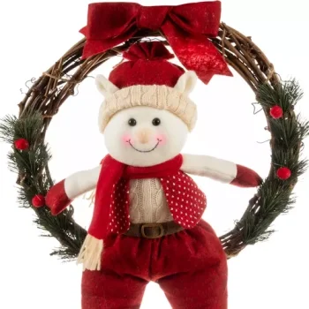 Ruhhy Elf Christmas Door Wreath, 36 cm