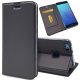 Huawei P10 Lite 2017 (WAS-LX1) Magnetic Leather Case Cover Card Holder, Black