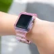 Silicone Strap with Case for Apple Watch 44mm (SE2/6/SE/5/4) - Red