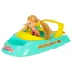 Fold-out Party Yacht for Dolls with Motorboat and Doll
