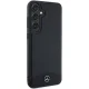 Mercedes Samsung Galaxy S24+ Case Leather Textured & Plain MagSafe, Black