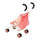 Ikonka Annabell Foldable Doll Stroller with Bag, Pink