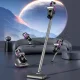 4-in-1 Vertical Handheld Vacuum Cleaner with Dust Mite Brush, Gray