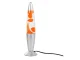 Nightlight Decorative Lamp Lava, Silver-Orange