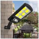 Maclean MCE446 Solar LED Street Lamp with Motion Sensor and Remote, 4W, 400lm, IP54
