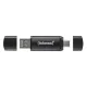 Intenso Flex Line USB Flash Drive 32 GB USB-A / USB-C 3544480, Black