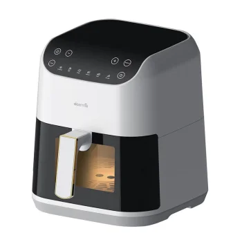 Deerma DEM-KZ130W Air Fryer, 5.5L, Black