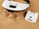 Headband Magnifier with 2 LED Lights and 5 Interchangeable Lenses