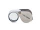 Folding Jeweler\'s Loupe 10x 16mm Pocket Magnifier, Silver