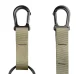 4Fizjo 141 TRX Suspension Training Straps, Khaki