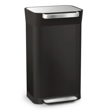 Joseph Joseph Titan 30L Waste Compactor Trash Can, Black