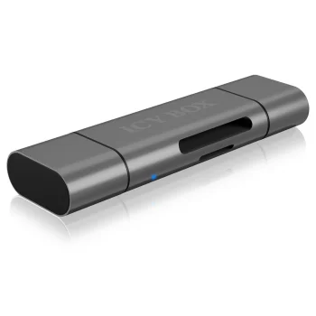 ICY BOX IB-CR200-C USB-C SD/microSD Card Reader Grey