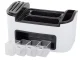Multifunctional Kitchen Organizer for Cutlery and Spices, White/Black