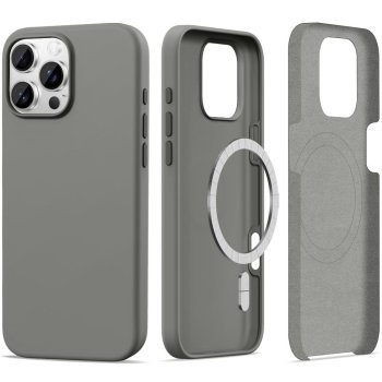Tech-Protect Silicone MagSafe Phone Case Cover iPhone 16 Pro Max - Gray