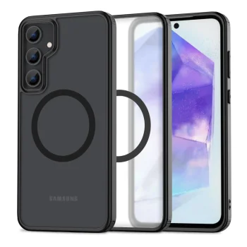 Tech-Protect MagMat MagSafe Case for Samsung Galaxy A55 5G, Matte Black