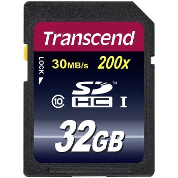 Transcend SDHC Memory Card 32GB Class 10 TS32GSDHC10