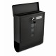 Black Mailbox for Letters and Newspapers