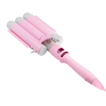 Triple Barrel Hair Waver KESSNER Trio XL K-222, Pink