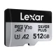 Lexar High-Performance Silver Plus microSDXC Memory Card 512GB with Adapter