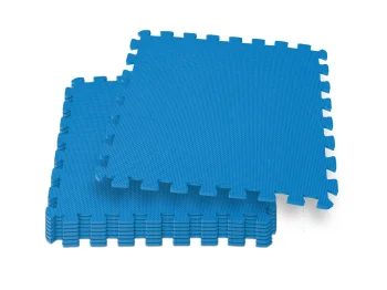 Intex 29081 Pool Ground Mat Puzzle 8 pcs, Blue