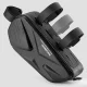 Rockbros 3012011501 Rigid Top Tube Bike Frame Bag, 1.4L - Black