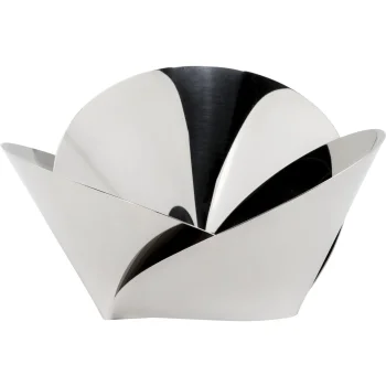 Alessi Harmonic Basket Bowl ABI03, 22 cm, Stainless Steel, Silver