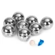 Bocce Ball Set with 8 Steel Balls, Carrying Case and Accessories for Outdoor Games
