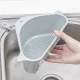 Corner Kitchen Sink Organizer with Suction Cup, White