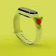 Strap Xmas Silicone Strap for Xiaomi Mi Band 3 / 4 - Green