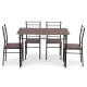 Modernhome Verona Dining Furniture Set: Table and 4 Chairs