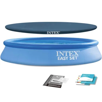 Inflatable Ring Garden Pool Intex 28116, 305 x 61 cm with Cover