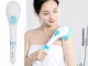 Electric Body Wash and Massage Brush, White/Blue