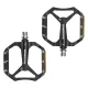 Rockbros C700 Aluminum Platform Bicycle Pedals, Black