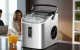 Euhomy IM008 Ice Maker, 1.2 L, 12 kg, Silver
