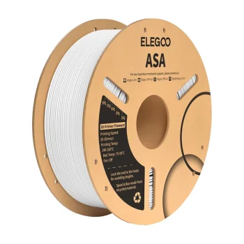 ELEGOO ASA 3D Printer Filament 1 kg, White