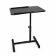 Adjustable Mobile Laptop Desk and Projector Stand, Black