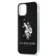 Apple iPhone 12 mini 5.4\'\' US Polo Shiny Big Logo Case Cover (USHCP12STPUHRBK), Black