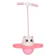 Kids Pogo Jumper Balance Bouncing Toy up to 75 kg with Pump, Pink and White