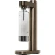 Stelton Brus Sparkling Water Maker Carbonator with 0.85L Bottle, Dark Brown