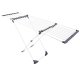 Massido Ursula Telescopic Clothes Drying Rack with Wheels 20m
