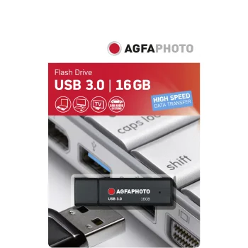AgfaPhoto USB 3.0 Flash Drive 16GB (10569), Black