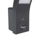 Maclean MCE244 GR LED Facade Lamp with Motion Sensor, 10W, IP54, Grey