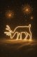 LED Neon Reindeer Light Outdoor Christmas Decoration, Warm White