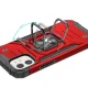 Wozinsky Ring Armor Case for iPhone 14 Plus with Ring Holder and Stand Function, Red